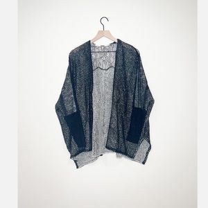 Free People Knit Sweater With Lace Detailing